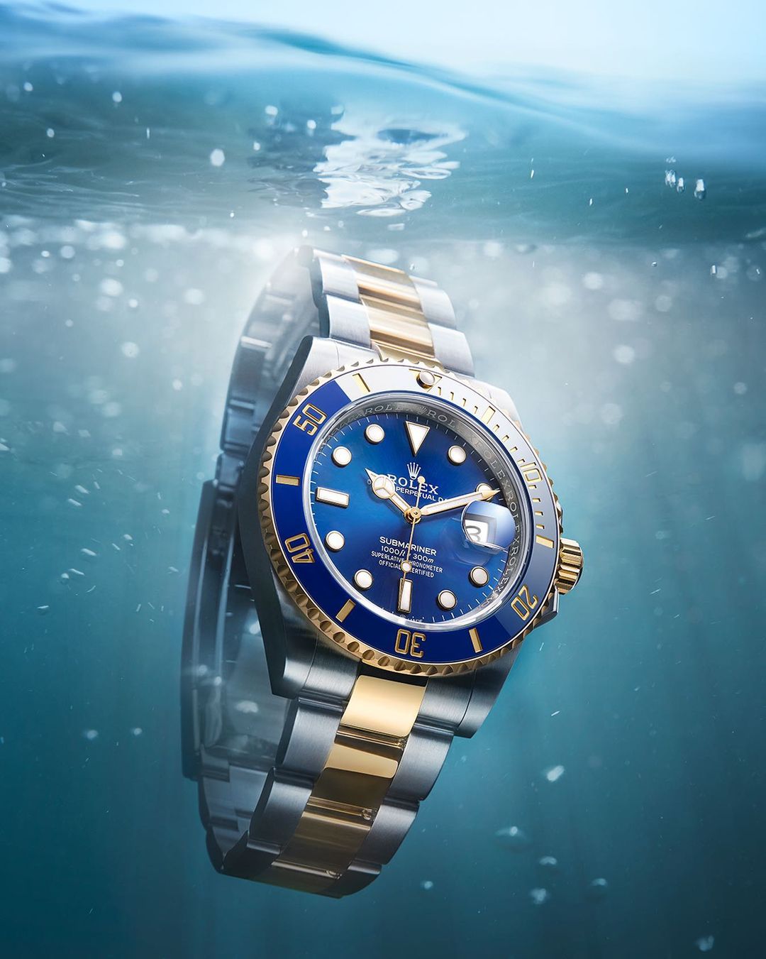 rolex instagram on Pinno Shades of blue. The Submariner Date in O