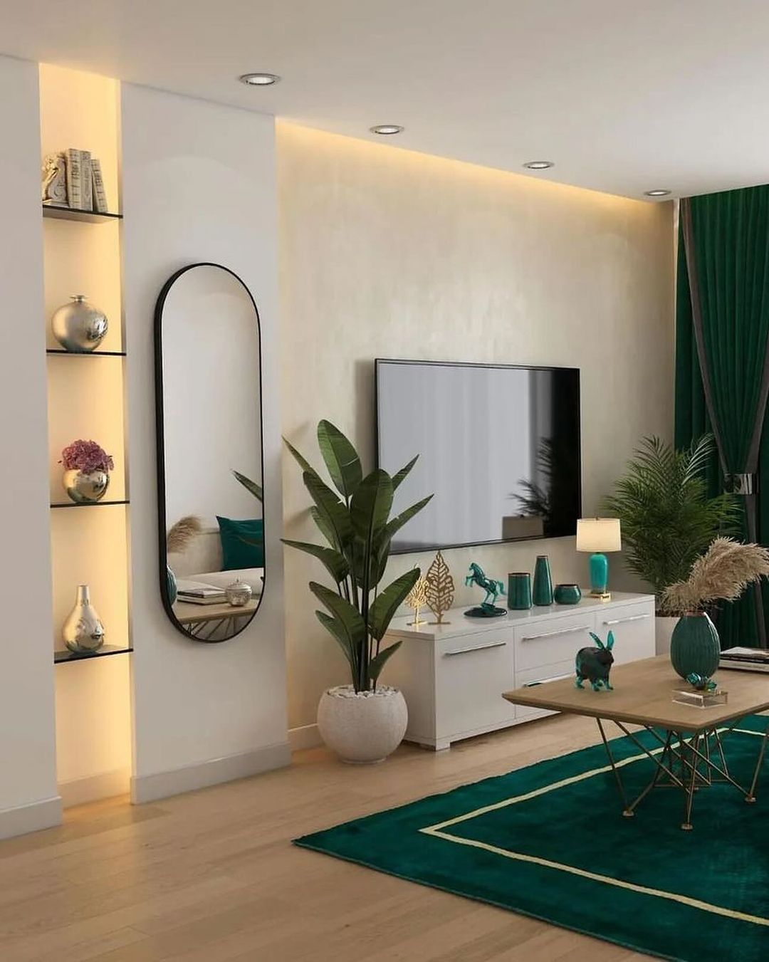 home___interiors@instagram on Pinno: How perfect is this interior? 💚 ...