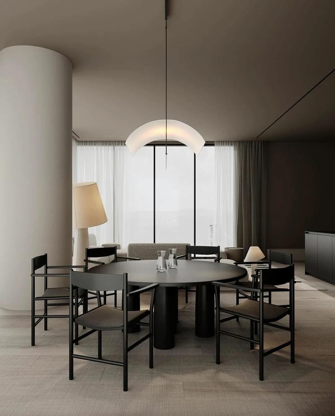 darkhomes@instagram on Pinno: Dark minimalistic interior design ...