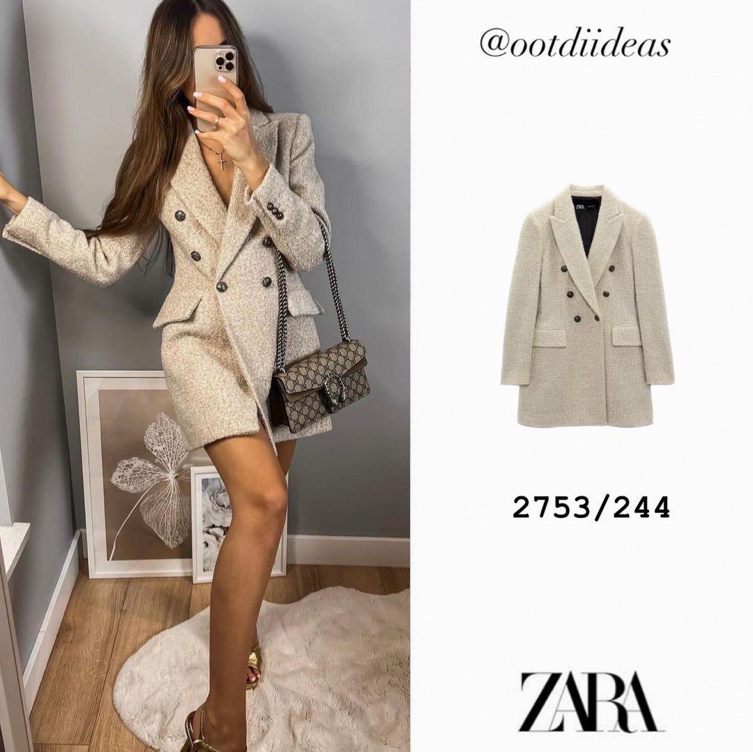 ootdiideas instagram on Pinno Blazer dress zara instagram Love