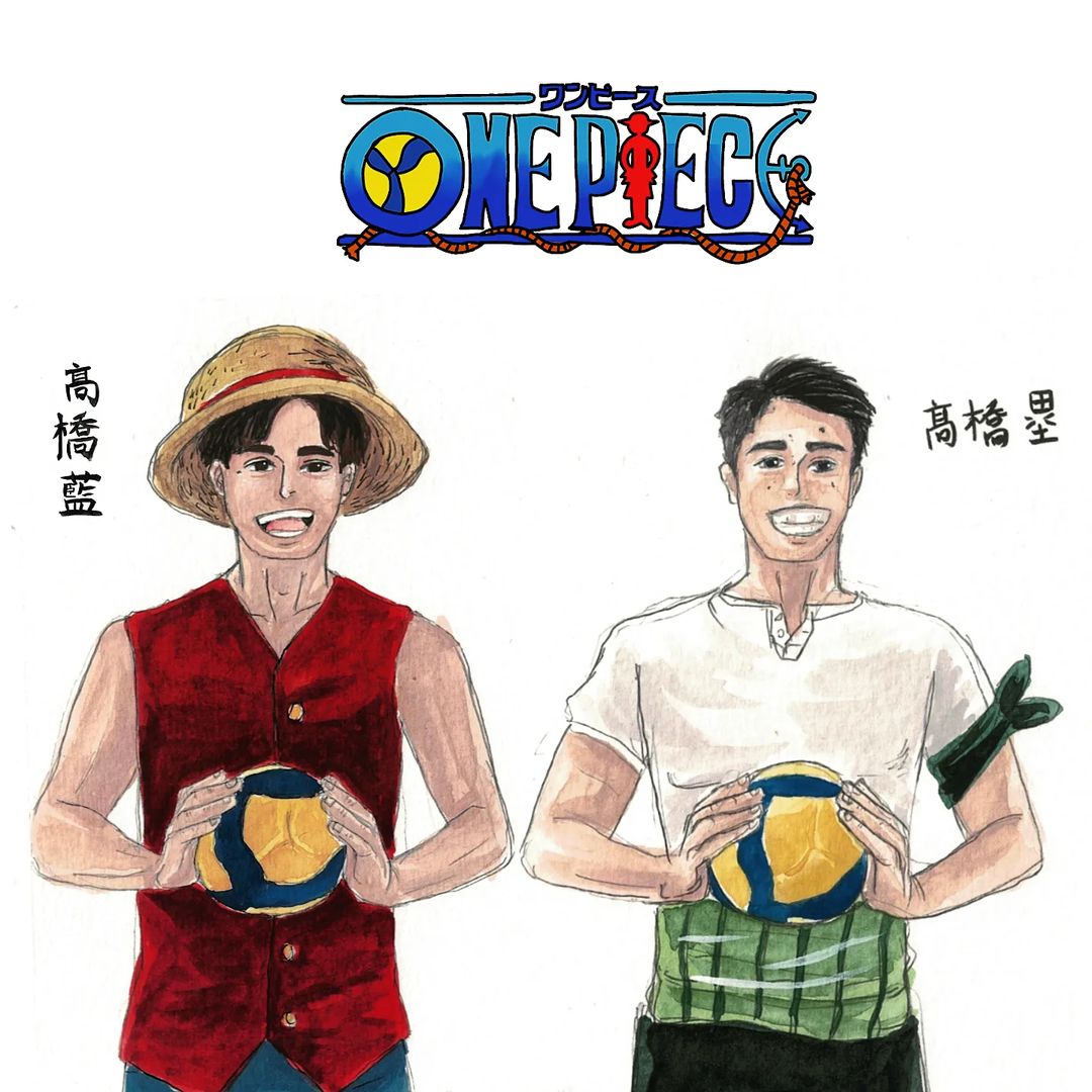 sunfluff@instagram on Pinno: 高橋兄弟 x ONE PIECE