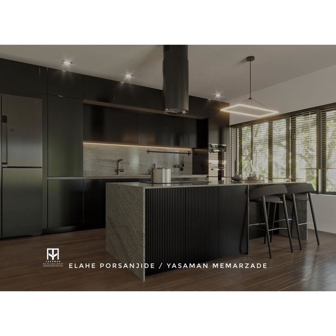 yasaman__architect@instagram on Pinno: طراحی داخلی آشپزخانه . Interior ...