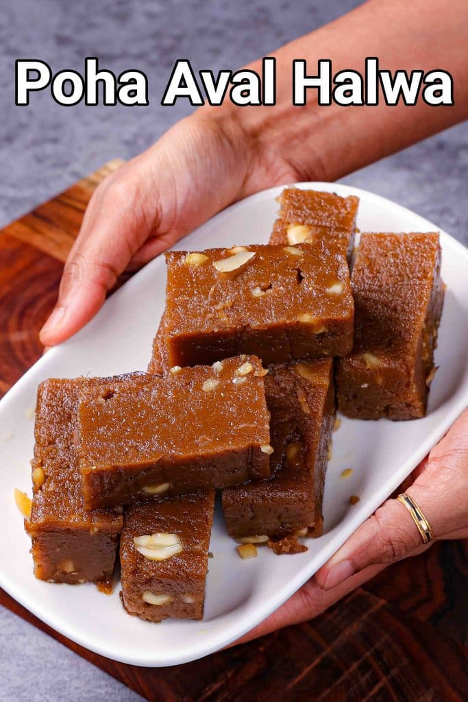 hebbars.kitcheninstagram on Pinno Poha Halwa Recipe full recipe