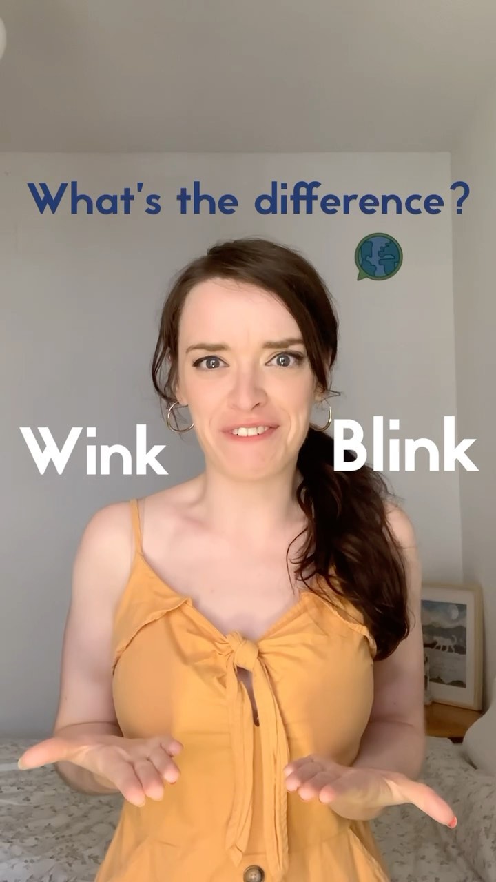 englii_insta@instagram on Pinno: Blink or wink? What's the difference bet