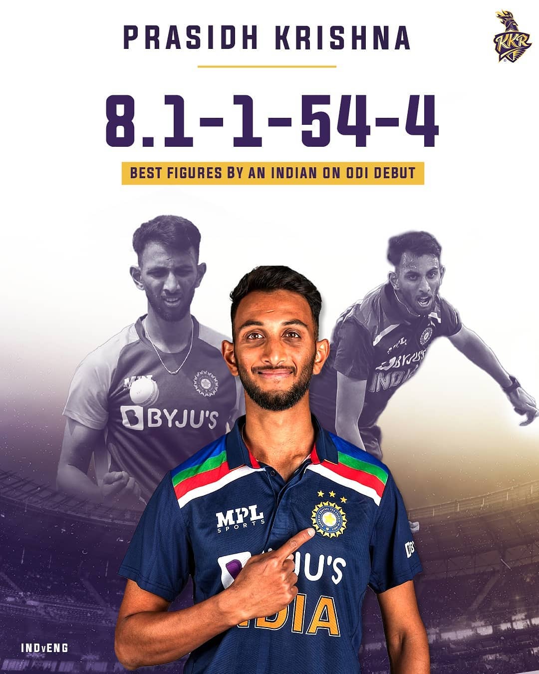 kkriders@instagram on Pinno: . Best figures by an Indian debutant in ...