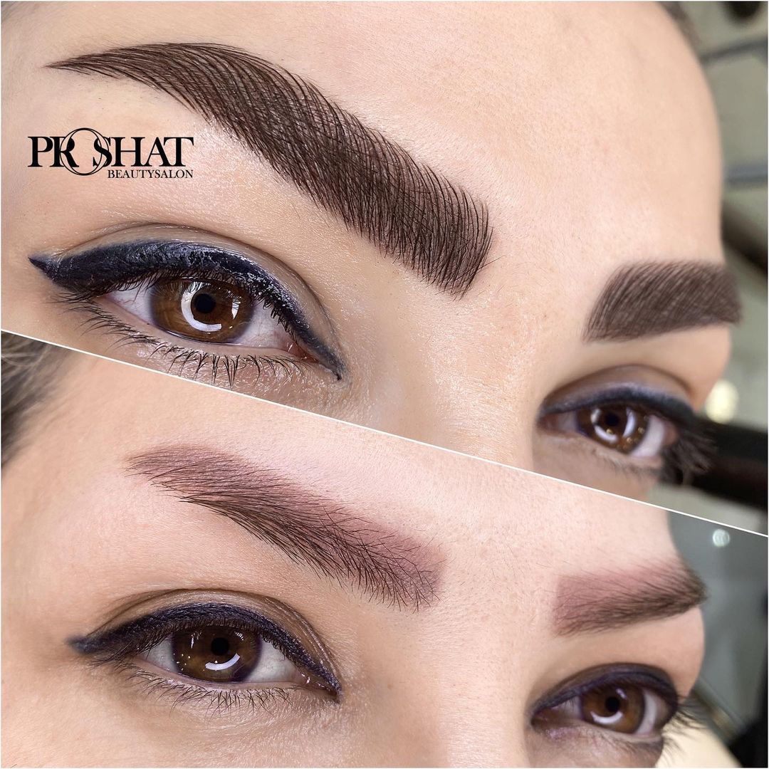 proshatbeautysalon@instagram on Pinno: تکنیک بولد شیدینگ روی ابروی تتوداری  که د...