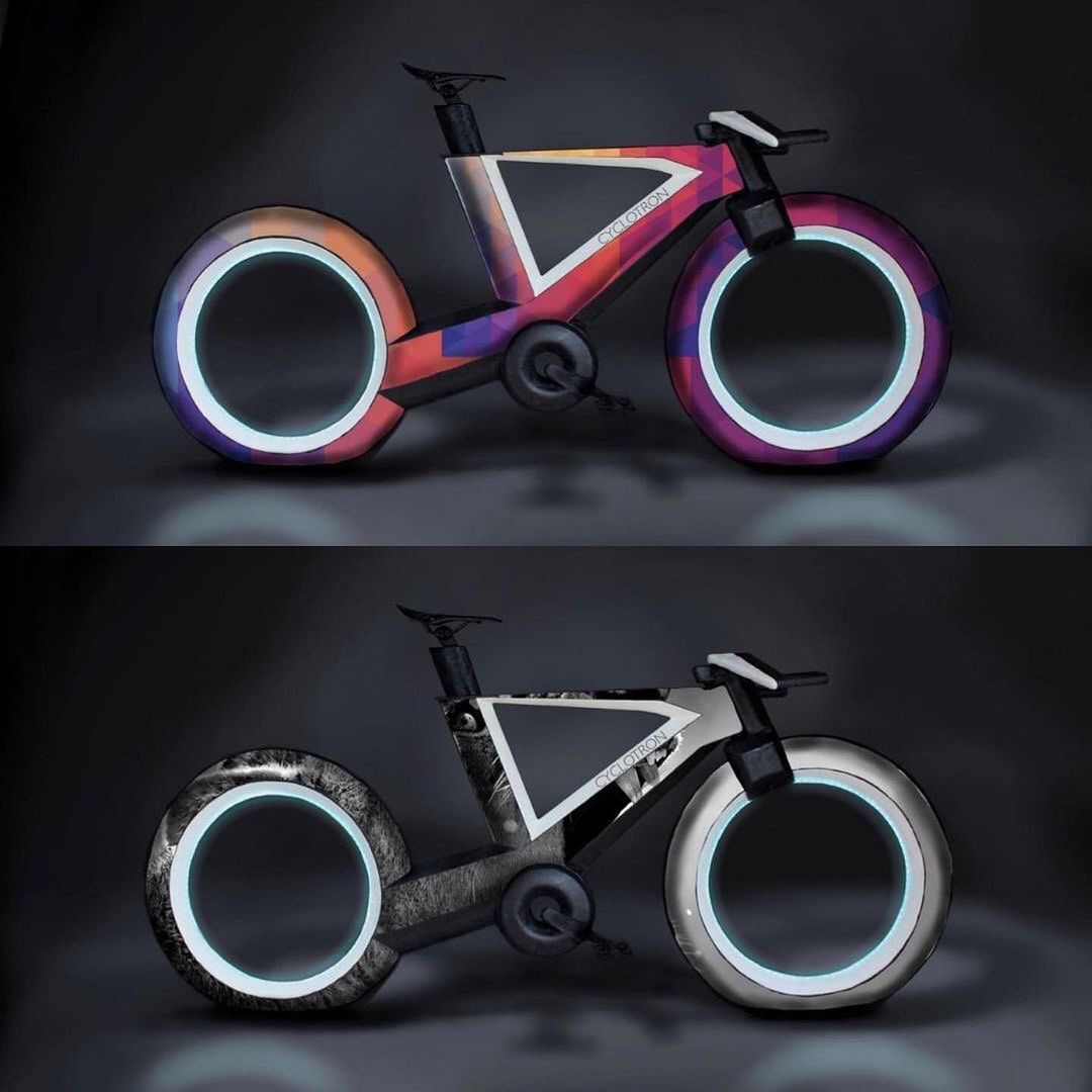 hypeinventions instagram on Pinno Cyclotron bike a futuristic