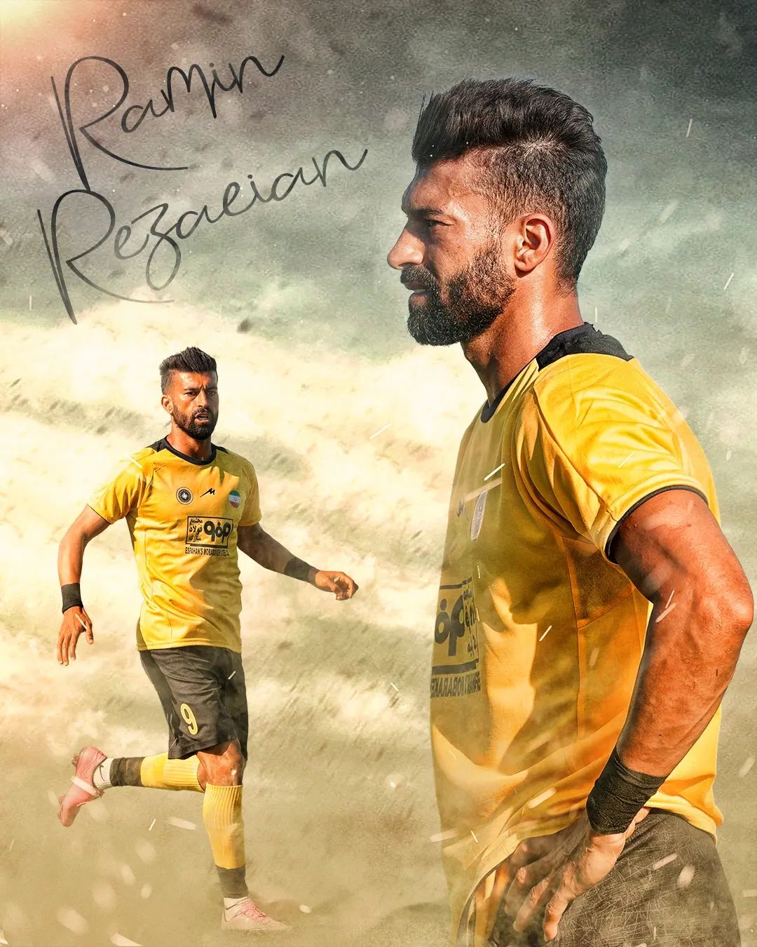 sepahan_official@instagram on Pinno: ‌ رامین رضاییان، بهترین بازیکن طلایی پوش...