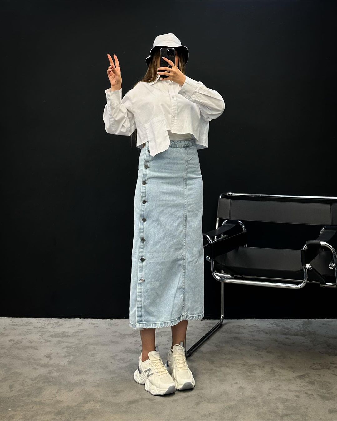 dream_dress.irinstagram on Pinno ⭐️ورق بزنید⭐️ ‎ ️دامن جین ‎⚫️کد