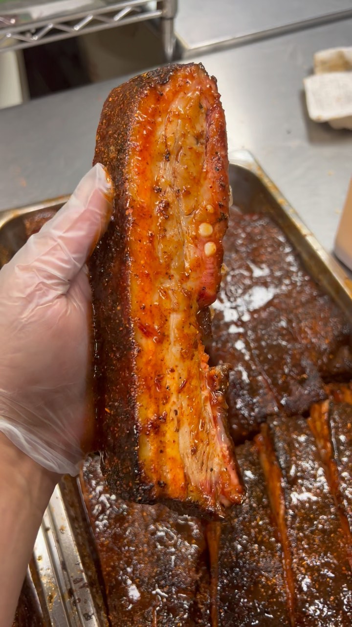 goodthingsbbqinstagram on Pinno Tequila Sunrise Pork Belly Rib