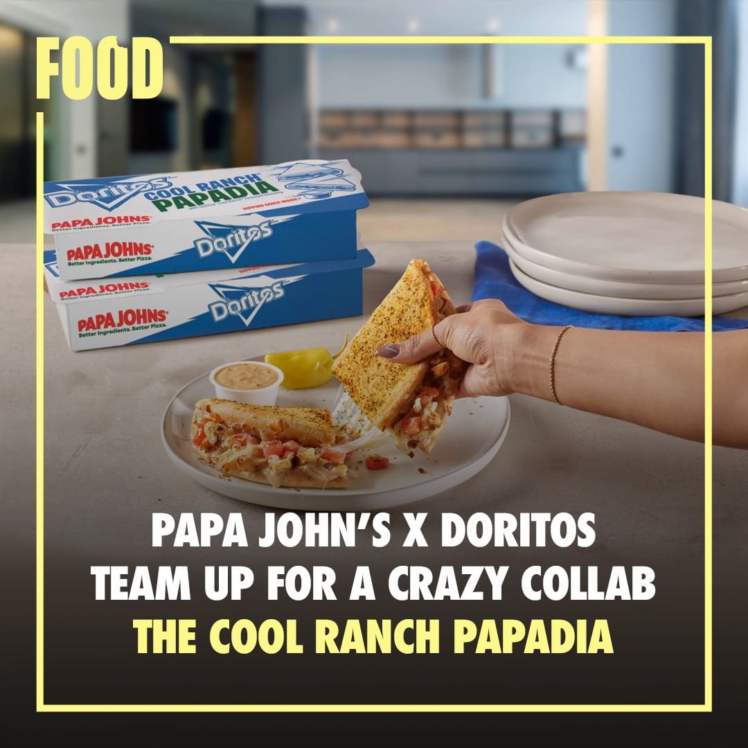 Papa Johns Doritos® Cool Ranch® Papadias®