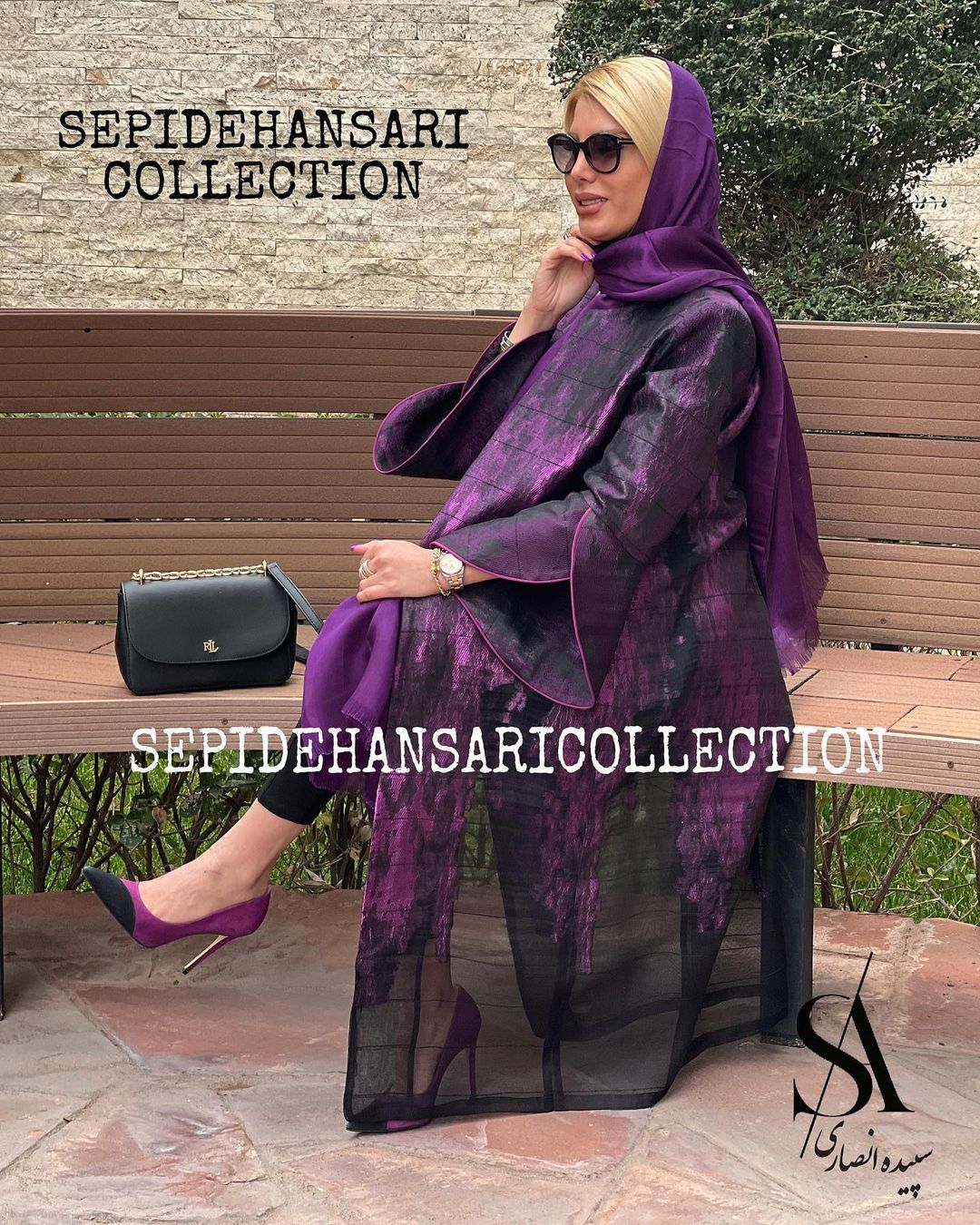 sepidehansaricollection@instagram on Pinno: سلام دوستان عزیزم💜جنس این مدل  ارگانزا و ...