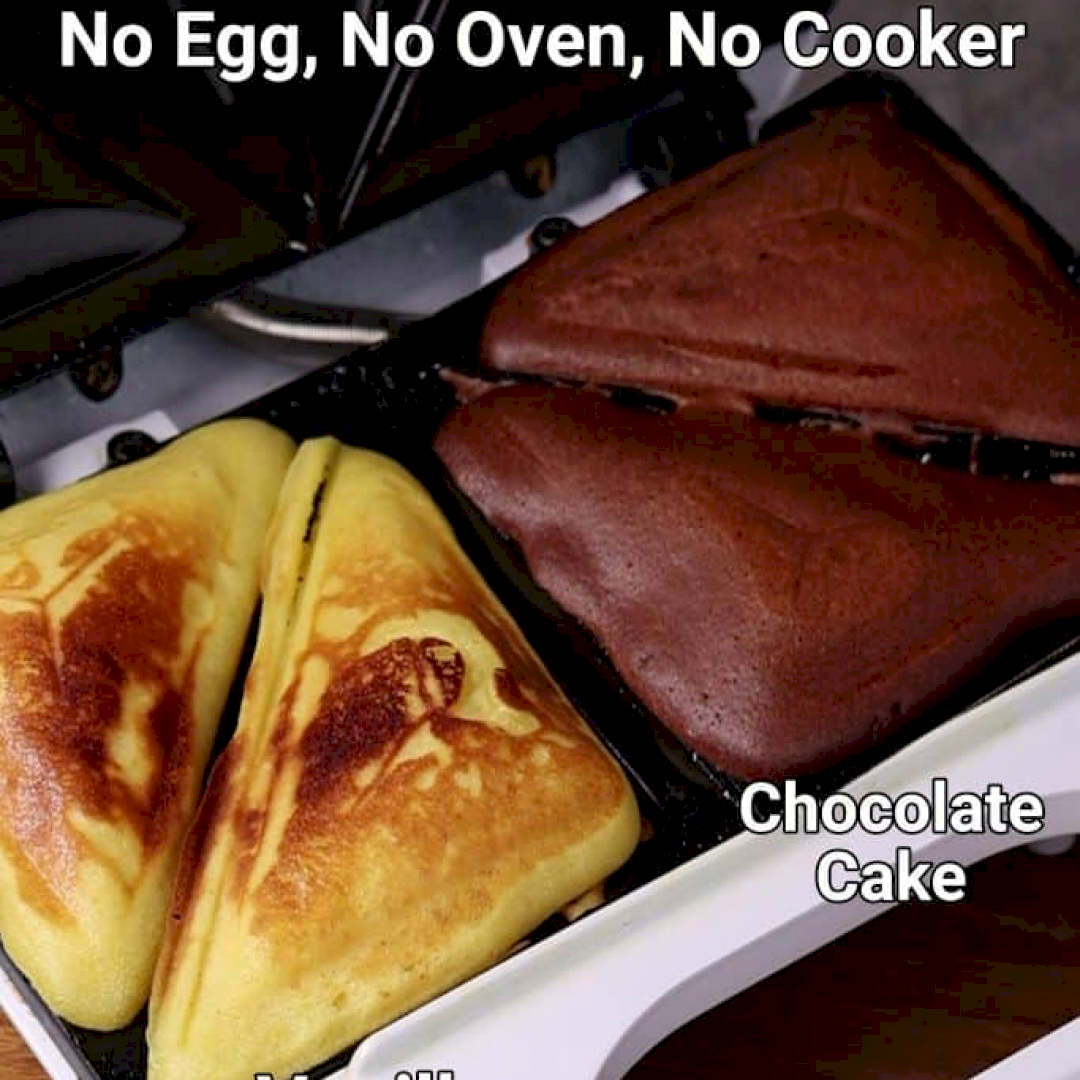 hebbars.kitcheninstagram on Pinno 5 Mins Tea Time Cake in Sandwich