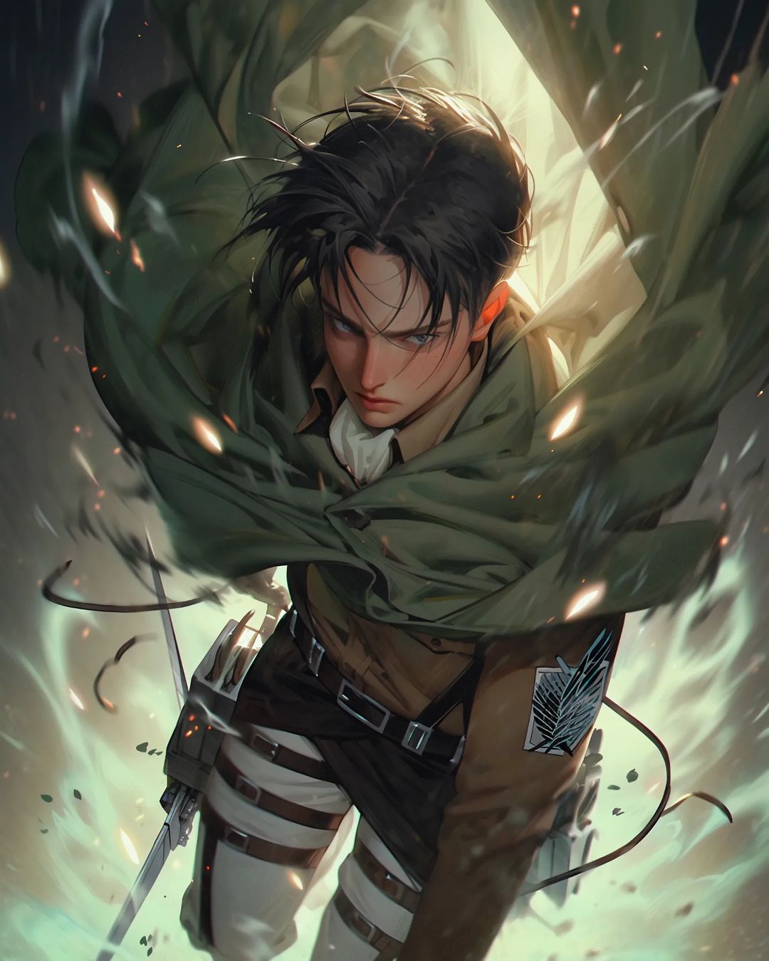 basilisk_aida@instagram on Pinno: Levi Ackerman, Titan Slayer ➡️ Check my...