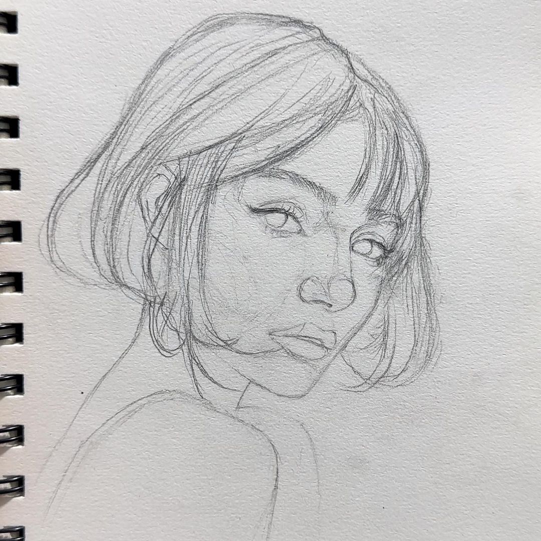 Hamed.elshal@instagram On Pinno: Practice Drawing Portraits