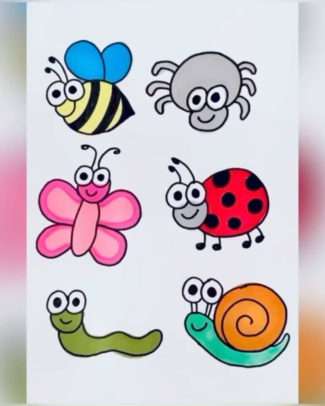 kids_creative_artandcraft@instagram on Pinno: Easy Insects and sea ...