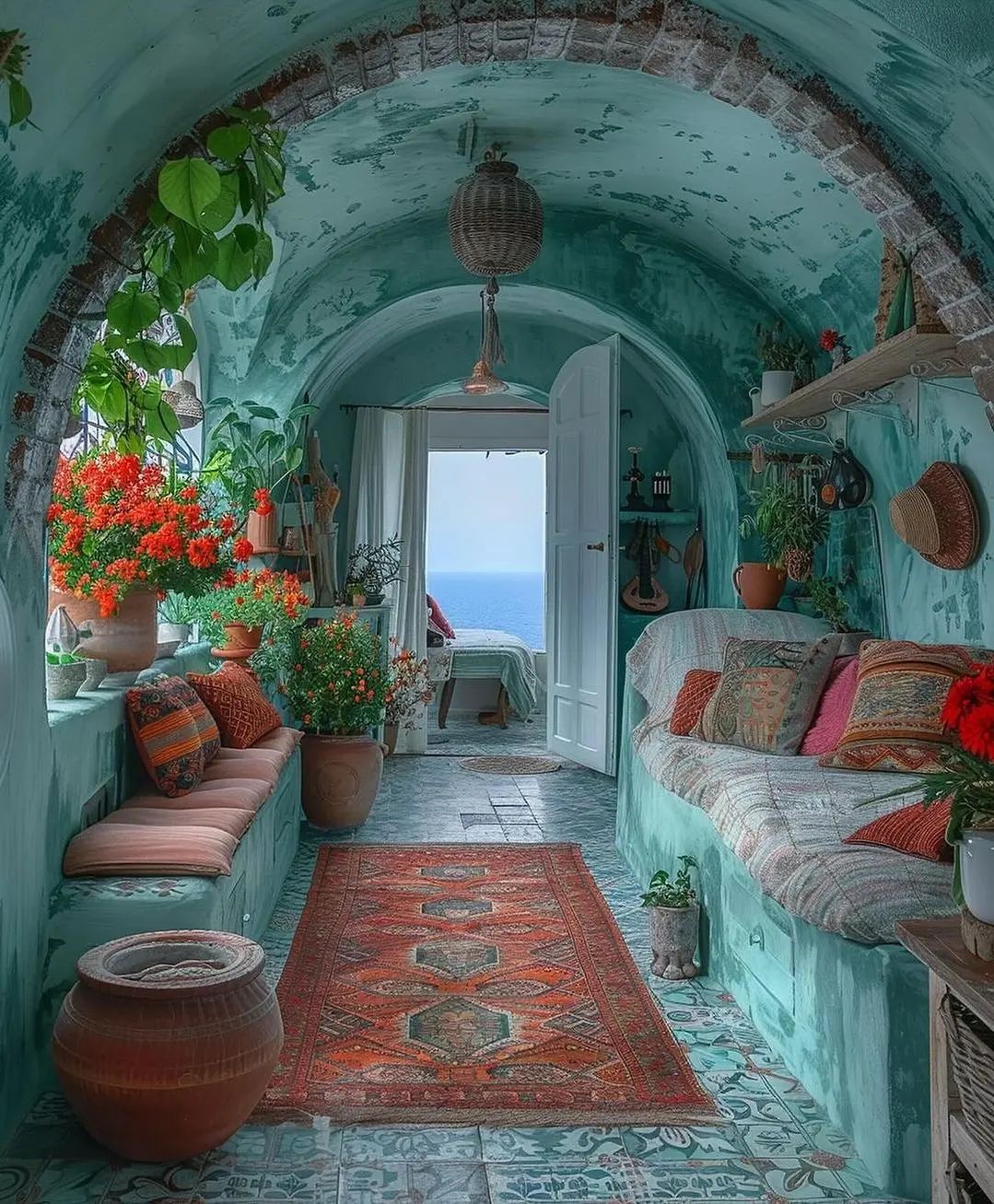 interior_boho@instagram on Pinno: Via @bohemian_decors@instagram 😍💙 ...