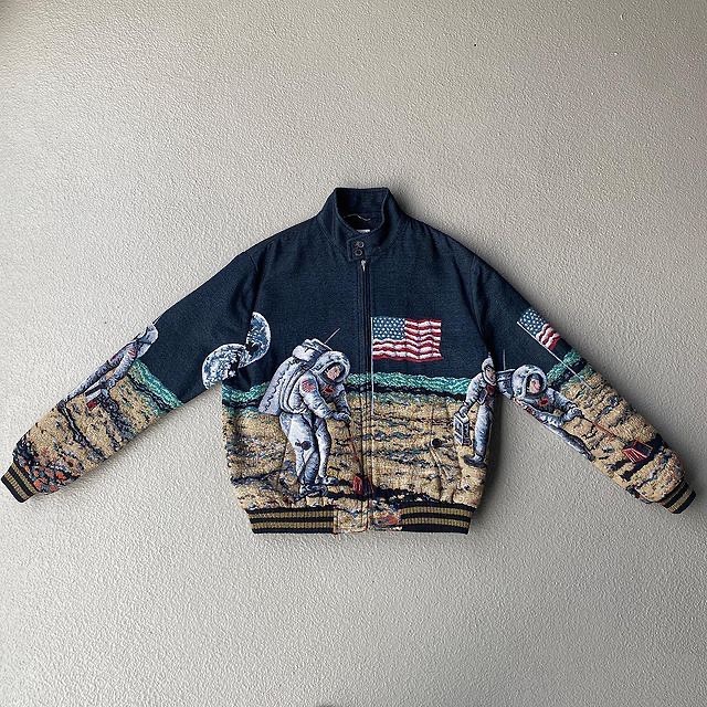 Saint laurent moon landing on sale jacket