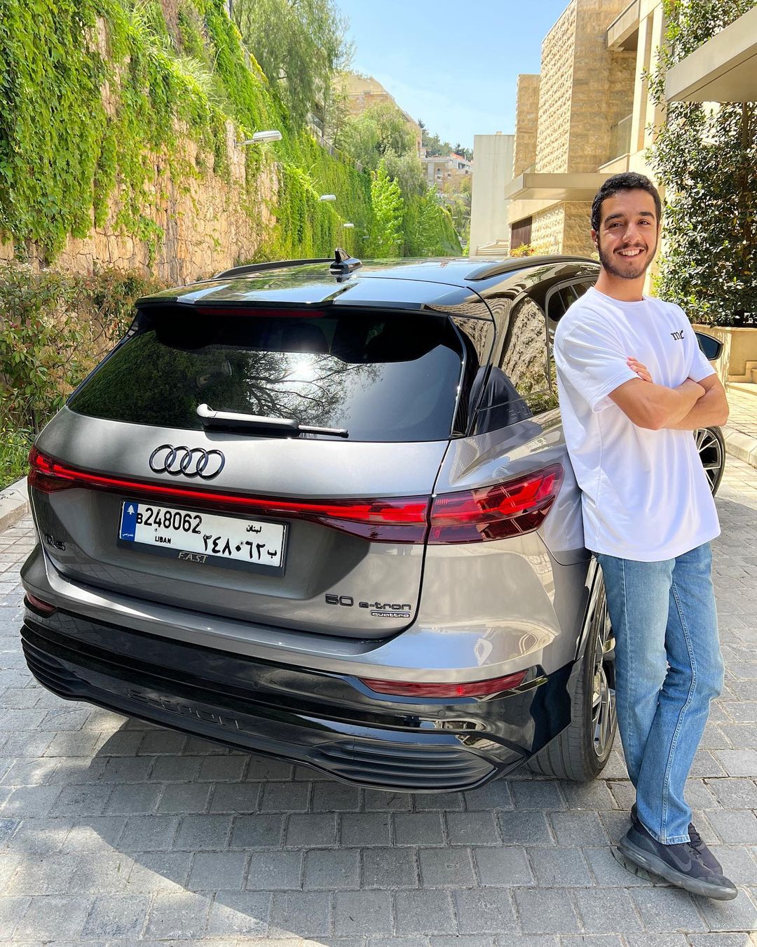 Ghady Rahi on Pinno: Q5 E-TRON! I’m driving the 2023 Audi Q5 ...