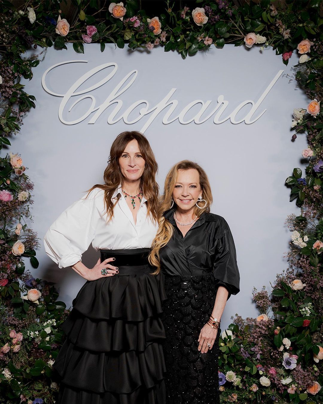 chopard instagram on Pinno Julia Roberts and Caroline Scheufele wer