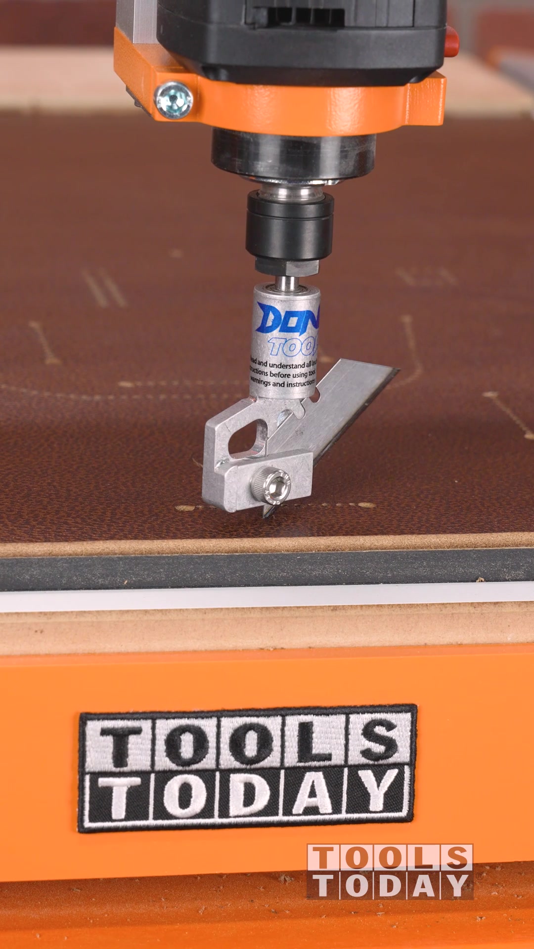 Video By ToolsToday On Pinno Cutting Leather On The CNC Machine Using 