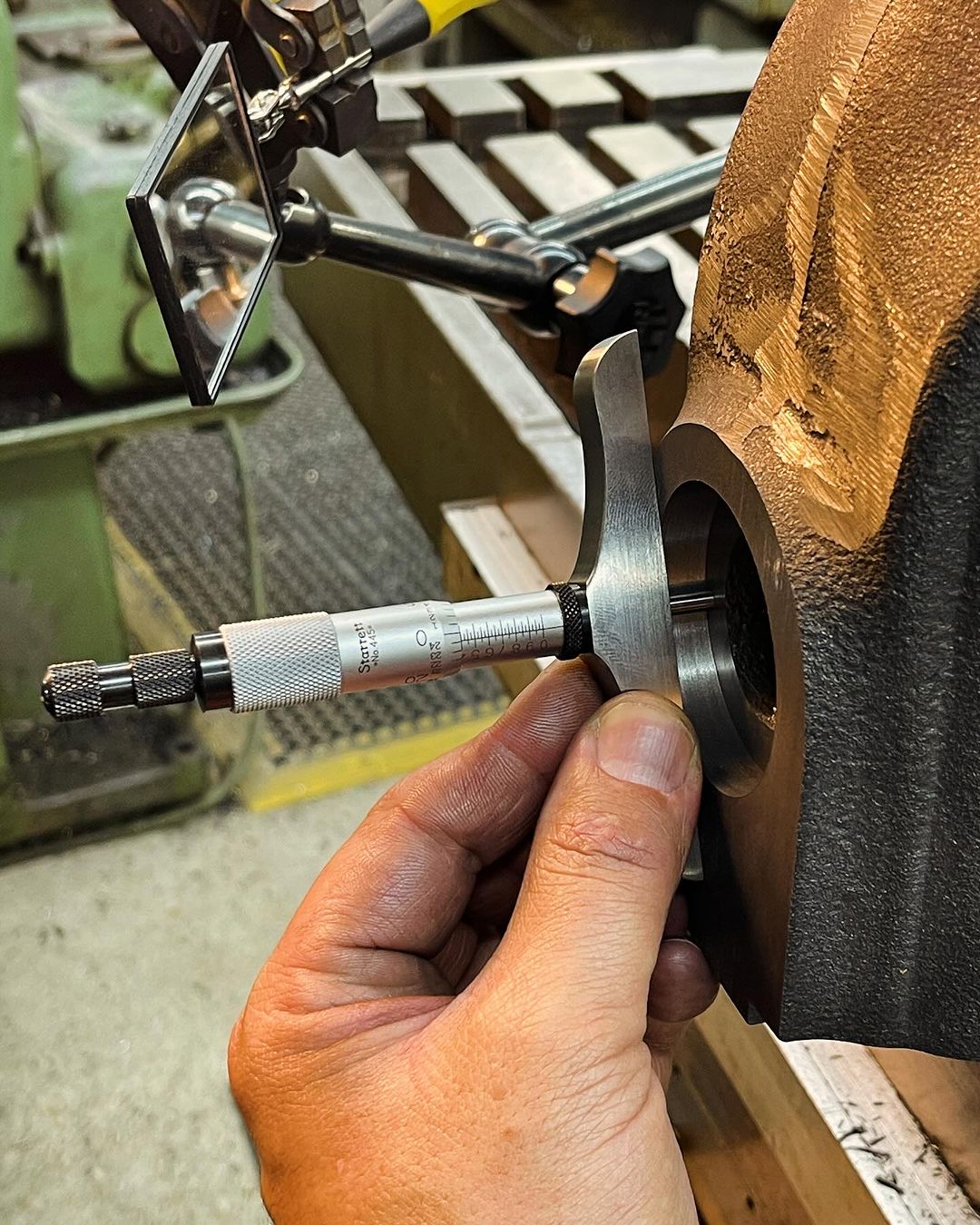 abom79instagram on Pinno Measuring the counterbore depth with my