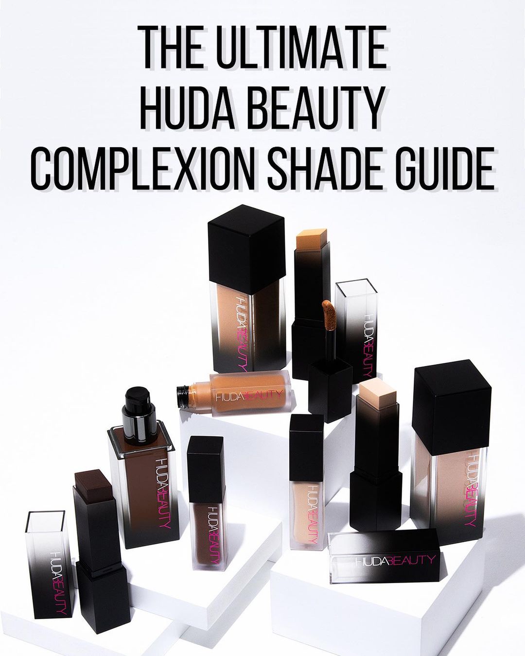 Your Ultimate Huda Beauty Complexion Shade Matching Guide